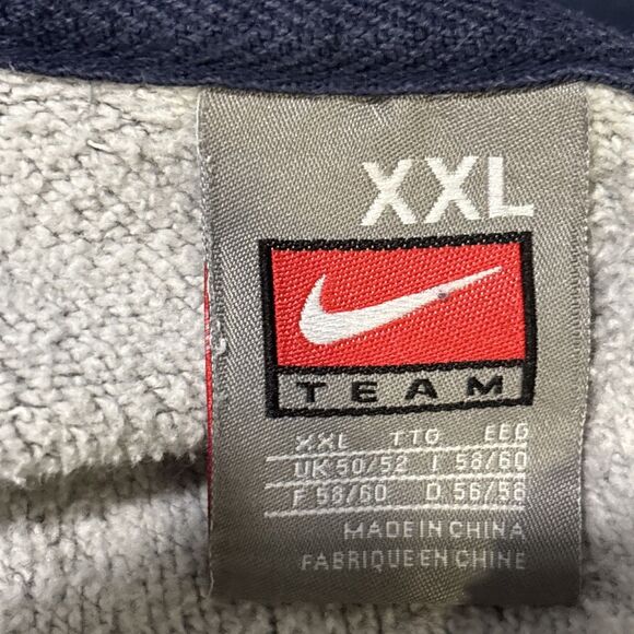 Nike Team Syracuse Lacrosse Hoodie Sweatshirt Men's Size XXL Grey Orange - Picture 15 of 16